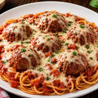 Spaghetti w/ Meat Balls