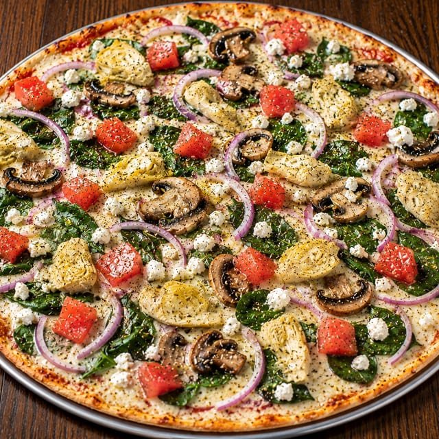 Mediterranean Pizza.