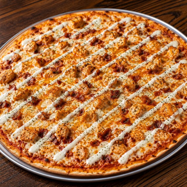 Buffalo Chicken Pizza.
