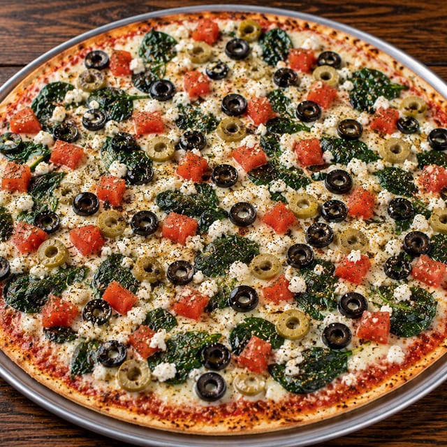 Athena's Olive Pizza.